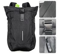 Mochila Unisex Ewent TRENDY ROLL Ecofriendly para Portátil de 17.3" Negra