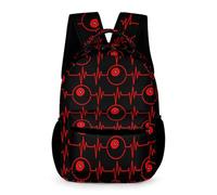 Mochila Unisex Latido Del Corazón En El Billar Mochila Del Negocio Estilo Alta Capacidad Bolso Ligera De Escuela, Para Actividades, Viajes, Ordenador Portátil