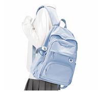 Mochila Universidad Instituto Hombre Mujer, Mochila Colegio Ligera Casual, Mochilas Escolares Adolescentes Chica Chico, Mochilas Ordenador Portatil Impermeable(Azul Lechoso)