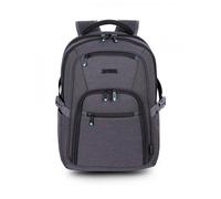Urban Factory - HTE14UF mochila Mochila de viaje Negro, Gris Poliéster, Tereftalato de polietileno reciclado (rPET)