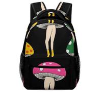 Mochila Varios Hongos Señoras Hongo Único Backpack Unisex Mochilas Escolares Campamento Daypack para Aire Libre Senderismo Travel