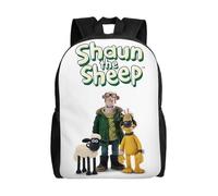 Mochila versátil de la película Shaun The Sheep, estilo informal y lavable, mochila escolar para estudiantes,
