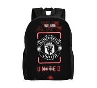 Mochila versátil del Manchester United, estilo informal lavable, mochila para estudiantes escolares,