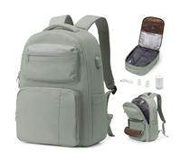 Mochila Viaje Al Vacio a Compresion Al Vacio con Bomb,Mochila Viaje Cabina Avion 45x36x20 Ryanair Equipaje De Mano Vacuum Backpack Verde