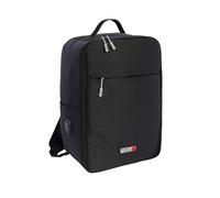 Coronel Tapiocca Avion ryanair 40x20x25-Mochila Cabina Mochila Adaptada para Cualquier Viaje y aerolínea, Soho para Hombre, Negro, Estándar