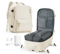 Mochila viaje cabina avion 40x30x20 Ryanair Wizzair Mochila al Vacío Equipaje de Mano 40x20x25 Ryanair Vacío Mochila de Viaje para Mujer 45x36x20 Easyjet maletas de viaje cabina para Portátil Beige