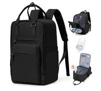 Mochila viaje cabina avion 40x30x20 Ryanair Wizzair Mochila al Vacío Equipaje de Mano 40x20x25 Ryanair Vacío Mochila de Viaje para Mujer 45x36x20 Easyjet maletas de viaje cabina para Portátil Negro