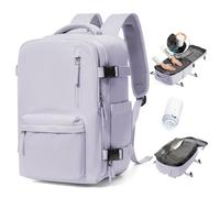 Mochila viaje cabina avion 40x30x20 Ryanair Wizzair Mochila al Vacío Equipaje de Mano 40x20x25 Ryanair Vacío Mochila de Viaje para Mujer 45x36x20 Easyjet maletas de viaje cabina para Portátil Púrpura