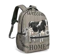 Mochila vintage con estampado de silo de granero y grano de 16 pulgadas, estilo rústico, estilo bosquejo, rural, viaje, 04., L, Casual
