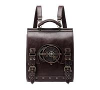 Mochila vintage de cuero - Mochila retro hecha a mano, śac de viaje en