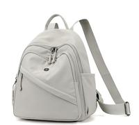 Mochila Wafybsre para mujeres, pequeña, mini de nylon, bolsa de viaje, bolsa de hombro, linda, ligera, mochila de todos los días para damas, Gris Claro, 26*12*33CM