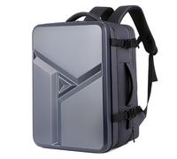 Mochila ZLGUBAY de gran capacidad, rígida para laptop, expandible, antirrobo impermeable de 17 pulgadas con puerto USB y bolsillo húmedo para viajes de negocios