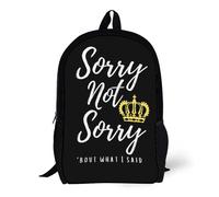 Mochilas Copia del best seller: Sorry Not Sorry Six The Musical Mochila escolar de 17 pulgadas