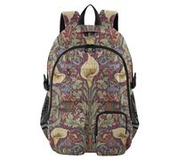 Mochilas de viaje Calla Lily Red William Morris School College Bookbag