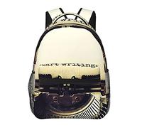 Mochilas De Viaje Empieza A Escribir con Máquina De Escribir Mochilas Escolares Clásico Bolsa De Viaje Casual Bolsa De Deporte para Gimnasio Viaje Camping