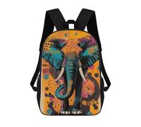 Mochilas De Viaje Lindas Impresas En 3D Abstract Elephant Art Vibrant Elephant Pop Art Bold And Striking Wildlife Design Mochila Escolar Para Niños, Mochila Informal Para Exteriores, Mochilas De Mod