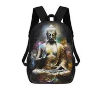Mochilas De Viaje Lindas Impresas En 3D Enlightened Serenity A Spiritual Portrait Mochila Escolar Para Niños, Mochila Informal Para Exteriores, Mochilas De Moda Informales Para Niños Para Niñas 17inc