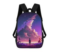Mochilas De Viaje Lindas Impresas En 3D Field Dreams A Whimsical Journey Mochila Escolar Para Niños, Mochila Informal Para Exteriores, Mochilas De Moda Informales Para Niños Para Niñas 17inch