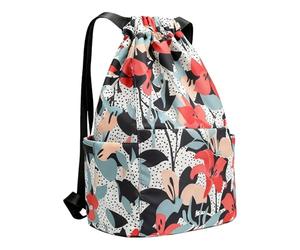 Mochilas deportivas de viaje - Diseño floral plegable | Mochila de fitness para hombre | Para el hogar lugar de trabajo reunión suelta fiesta natación viaje de negocios hombres mujeres
