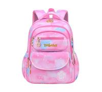 Mochilas escolares adolescentes niña，kawaii backpack，mochila japonesa colegio impermeable para niños，school bag for boys kids girls(Rose red,S)