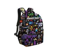 Mochilas escolares de Minecraft para alumnos de primaria y secundaria, mochilas infantiles, gran capacidad,