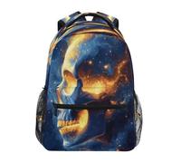Mochilas Escolares Estrellas De Calavera Bolsa De Deporte Para Camping | Mochila Escolar casual Bolsa de Viaje Para Gimnasio
