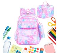 Mochilas escolares niñas, Mochila Ergonómica Impermeable, con Diseño de | Ergonomic Bolsas Libros, Escolares Secundaria Primaria, Infantil Almuerzo Bolso, Equipaje y Tote, Outdoor