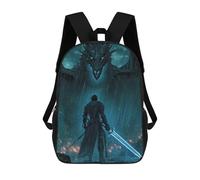 Mochilas Escolares Para Niños Impresas En 3D Rainfall Reckoning Blade Against The Beast Mochila De Moda Mochila Informal De Viaje Para Niños Mochila De Gran Capacidad Para Niños Y Niñas 17inch