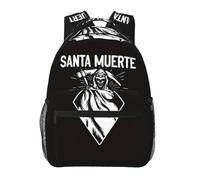 Mochilas españolas Santa Muerte Mochilas de niño y niñas Mochila de libros para niños escolares Mochila de dibujos animados para niños Mochila de hombro Regalo de gran capacidad para el festival