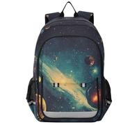 Mochilas geniales para niñas de 8 a 12 años: modernas mochilas para niños y niñas de sexto grado en varios colores - Planets Space Retro