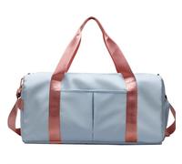 Mochilas Gimnasio Bolsa De Lona Weekender, Bolsa De Viaje De Mano, Bolsa De Gimnasio, Compartimento para Zapatos con Bolsillo Húmedo, Resistente Al Agua Bolsa Gym Hombre(J)