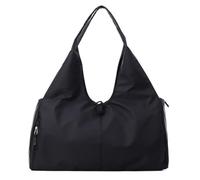 Mochilas Gimnasio Bolsa De Viaje De 18 Pulgadas para Mujer, Bolsa De Viaje para El Fin De Semana con Compartimento para Zapatos Bolsa Gym Hombre(Black)