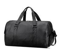 GOOPEEG Mochilas Gimnasio Bolso Deportivo De Cuero PU para Mujer De 18 Pulgadas, Bolso De Viaje para Fin De Semana, Bolso De Hombro, Bolso De Mano Bolsa Gym Hombre(B)