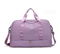 Mochilas Gimnasio Bolsos De Fin De Semana para Mujer, Bolso De Viaje Deportivo con Múltiples Bolsillos De 19 Pulgadas Y Compartimento para Zapatos Bolsa Gym Hombre(I)