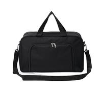 Mochilas Gimnasio El Bolso De Noche del Gimnasio del Fin De Semana del Paño De Oxford del Petate del Viaje 18inch para Los Hombres Continúa El Bolso Bolsa Gym Hombre(Black)