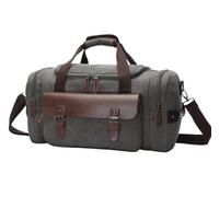 Mochilas Gimnasio El Petate De La Lona 18inch para El Petate del Viaje Durante La Noche El Bolso del Fin De Semana Continúa El Bolso Bolsa Gym Hombre(F)