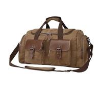 Mochilas Gimnasio El Petate para El Viaje, Bolso De Mano del Viaje del Vintage del Bolso De Noche del Fin De Semana De La Lona Lleva En El Bolso Bolsa Gym Hombre(C)