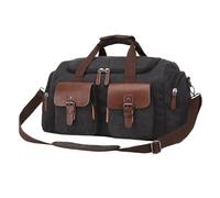 Mochilas Gimnasio El Petate para El Viaje, Bolso De Mano del Viaje del Vintage del Bolso De Noche del Fin De Semana De La Lona Lleva En El Bolso Bolsa Gym Hombre(F)