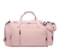 Mochilas Gimnasio El Portatrajes del Viaje del Paño De Oxford De Los 20in, Continúa El Petate De La Ropa para El Bolso De Los Deportes De Las Mujeres Bolsa Gym Hombre(Pink)