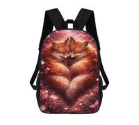 Mochilas Infantiles Impresas En 3D Foxes Couple - Luxury Animal Wall Art - Romantic Gift Decor Mochilas Mochilas De Moda Casual Mochila De Día Bonitas Bolsas De Viaje Mochila Casual Para Exteriores Pa