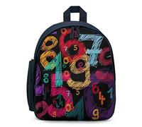 Mochilas Infantiles Pequeñas Linda Bolsas Escolares para Niños Niñas Primaria Jardín de Infancia con Estampada Números Coloridos