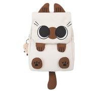 Mochilas para la escuela niñas adolescentes linda mochila con grandes ojos de gato, tendencias de moda, linda mochila para gatos para uso diario para niñas (con bonitas mochilas para niñas