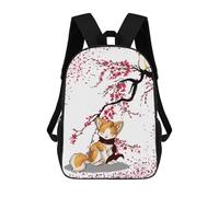 Mochilas Para Niños 17inch Mochila Bird And Dog Mochila Impresa En 3D Para La Escuela Mochila De Moda Mochilas De Viaje Mochilas Escolares Para La Escuela O Para Viajar