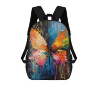 Mochilas Para Niños 17inch Mochila Colorful Abstract Butterfly Painting Mochila Impresa En 3D Para La Escuela Mochila De Moda Mochilas De Viaje Mochilas Escolares Para La Escuela O Para Viajar
