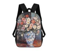 Mochilas Para Niños 17inch Mochila Flowers in Blue And White Vase Mochila Impresa En 3D Para La Escuela Mochila De Moda Mochilas De Viaje Mochilas Escolares Para La Escuela O Para Viajar