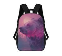 Mochilas Para Niños 17inch Mochila Nature's Majesty Bear in Twilight Mochila Impresa En 3D Para La Escuela Mochila De Moda Mochilas De Viaje Mochilas Escolares Para La Escuela O Para Viajar