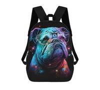 Mochilas Para Niños 17inch Mochila Neon Bulldog Glasses Art Print -3 Mochila Impresa En 3D Para La Escuela Mochila De Moda Mochilas De Viaje Mochilas Escolares Para La Escuela O Para Viajar