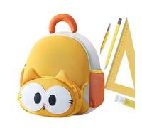Mochilas para niños pequeños para gatos pequeños,mochila pequeña para niños | Mochila preescolar de gato lindo mochila para niños pequeños,Mochila bandolera de gran capacidad para mate, amarillo, Se