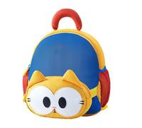 Mochilas para niños pequeños para gatos pequeños,mochila pequeña para niños | Mochila preescolar de gato lindo mochila para niños pequeños,Mochila bandolera de gran capacidad para mate, azul, Se