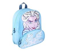 Mochilas Pequeñas Infantiles de Frozencon Bolsillo de Malla, Espalda Ergonómica, Asas Ajustables, Detalles Reflectantes - Licencia Oficial Disney
